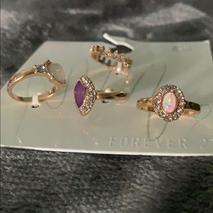 Forever 21, pack of 4 rings